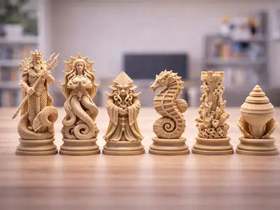 Deep Sea Chess Set