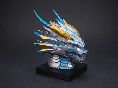 Mecha Dragon Bust