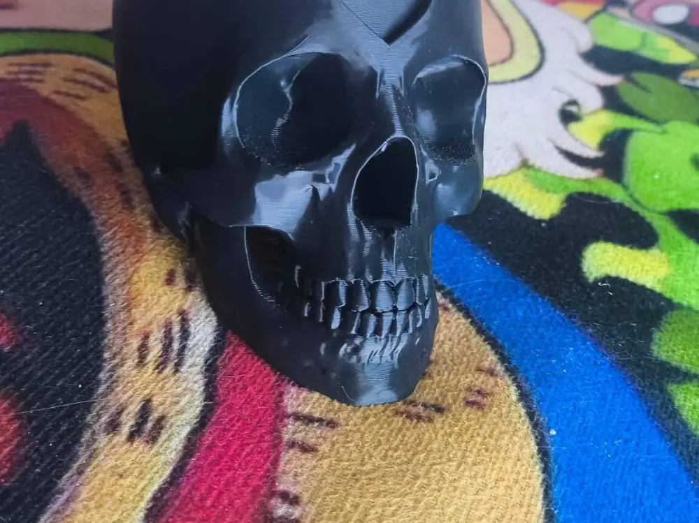 Skull with a heart on the forehead
