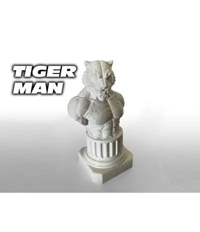 Bust of Tiger Man