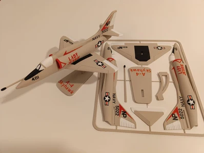 A-4 Skyhawk Plane Kit Card