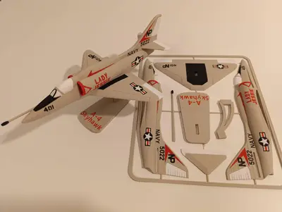 A-4 Skyhawk Plane Kit Card