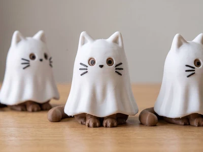 Ghost Cat Halloween decoration toy