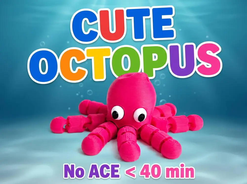 Flexi Octopus Articulated Toy