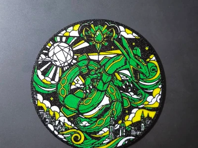 Posavasos Rayquaza / Rayquaza Coaster