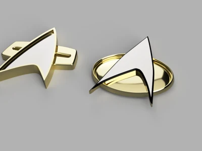 Star Trek Communicator/ Combadge Props