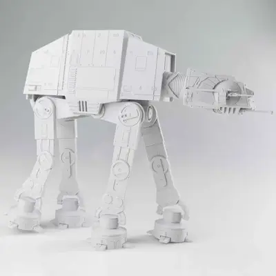 Detailed AT-AT from Star Wars Scale 1:75
