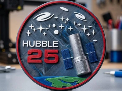 Hubble 25th Anniversary Medallion