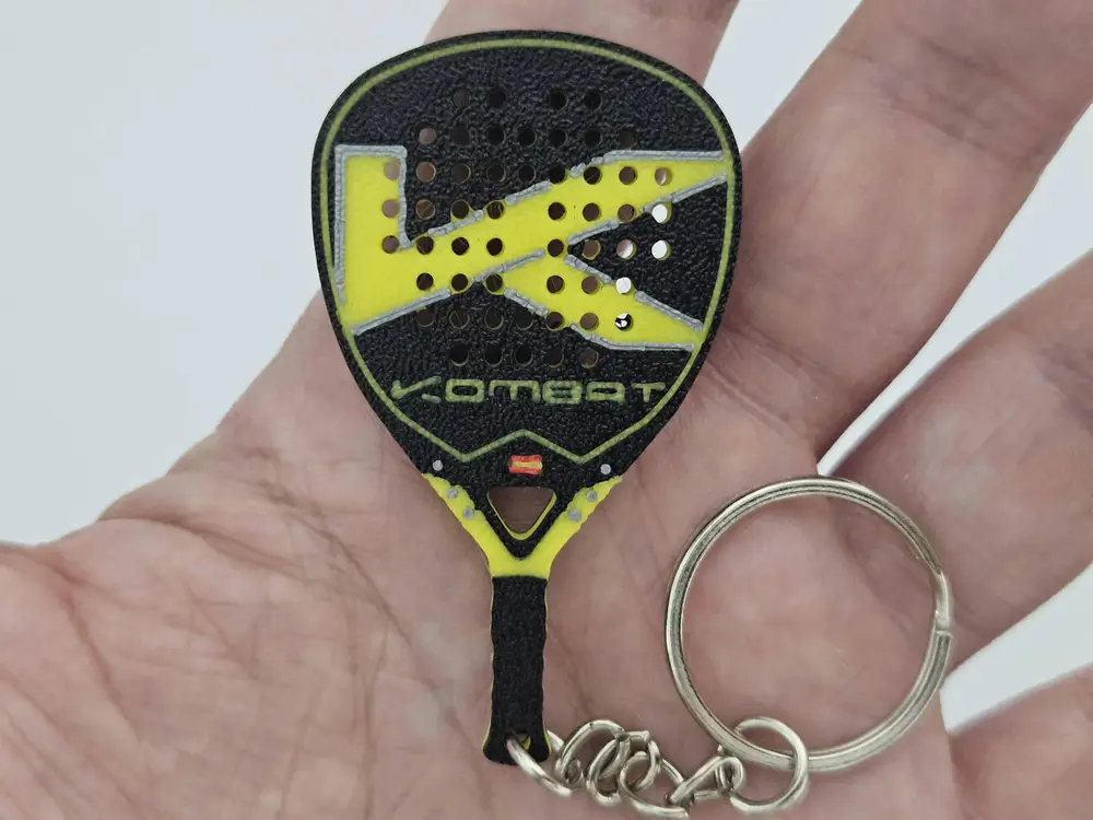 Kombat Geo Padel Racket Keychain