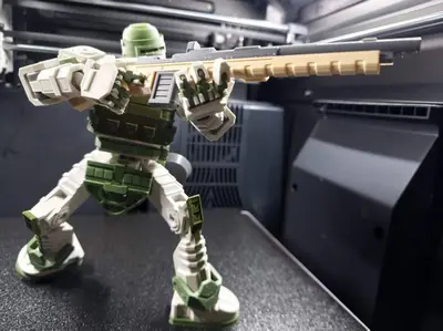 PUBG Mecha, Fully Articulated TPU Joints, Fully Poseable Fingers