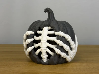 Skeleton Pumpkin