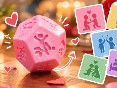 ❤️ Love Dice – A Fun 3D Printed Love Adventure
