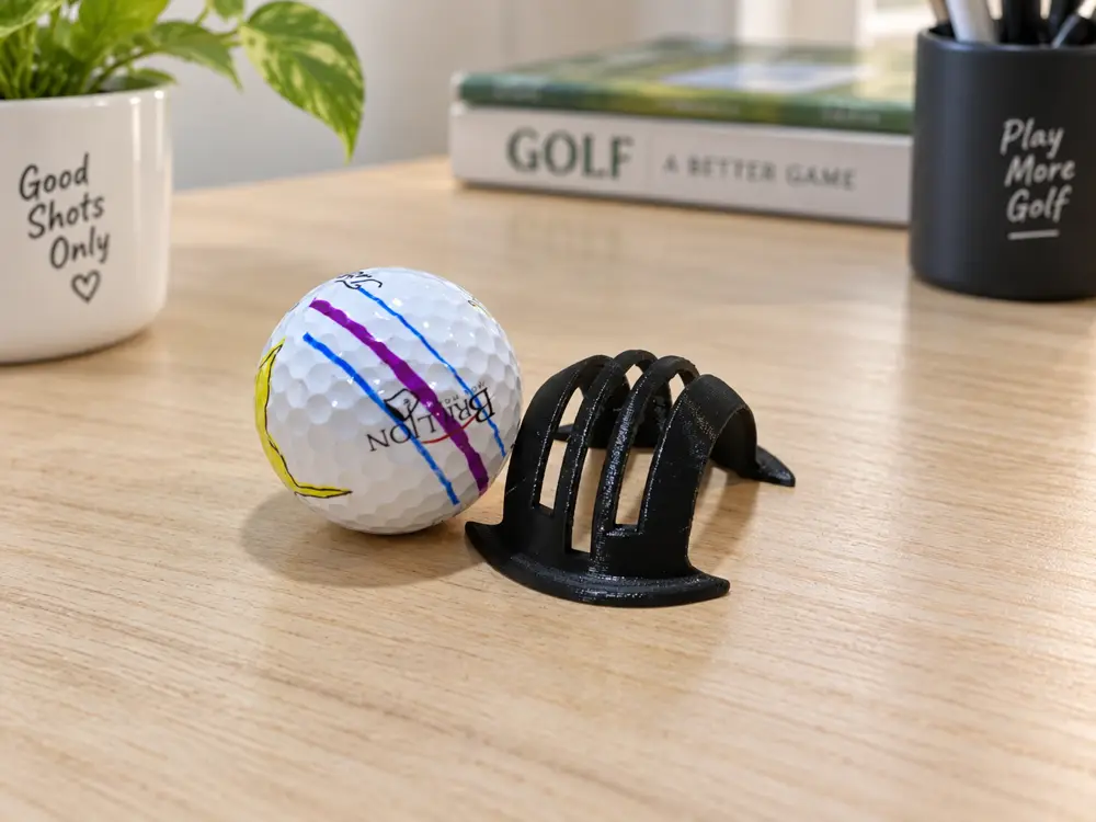 Golf Ball Marker  Three Line