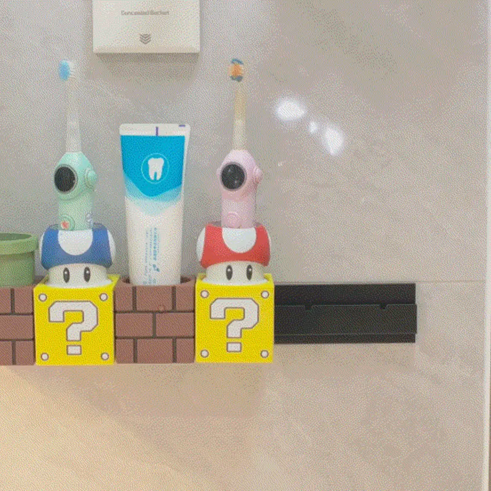 像素风模块化洗漱收纳架-免支撑/DIY