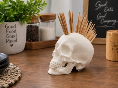 Skull Toothpick Holder