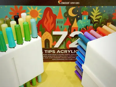 Modular dual tip markers case