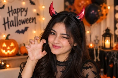 Halloween  Horn Headband