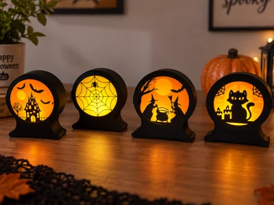Halloween Tea Light Display