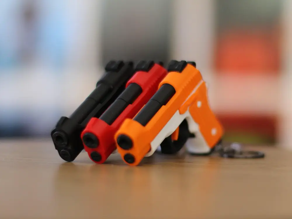 Beretta M9 Fidget Keychain – Slide-Action Toy