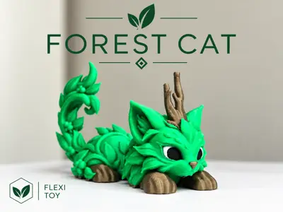 halloween forest cat-cat flexible toy articulated toy