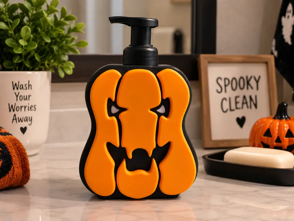 Pumpkin Soap Bottle Cover