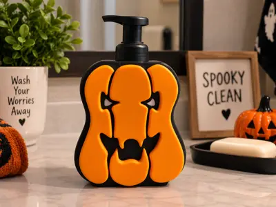 Pumpkin Soap Bottle Cover