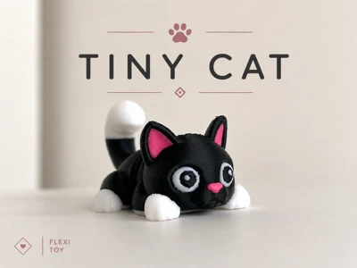 Shorty cat-cat fidget toy articulated cat