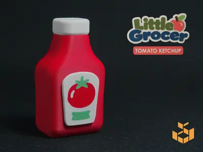 Little Grocer | Tomato Ketchup | Playset Expansion