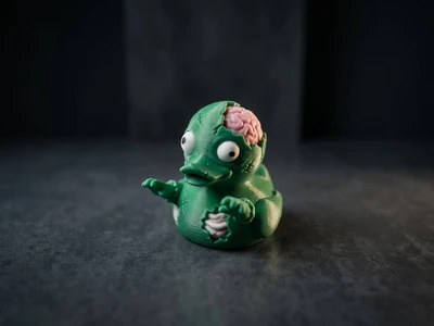 Halloween Zombie Duck, Undead Duck, Cruise Jeep