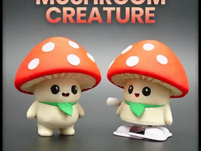 Mushroom Creature - Walking Buddy