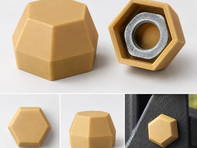Protective hexagonal caps