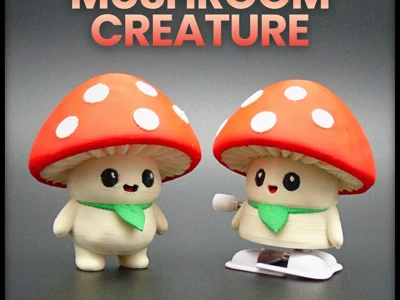 Mushroom Creature - Walking Buddy