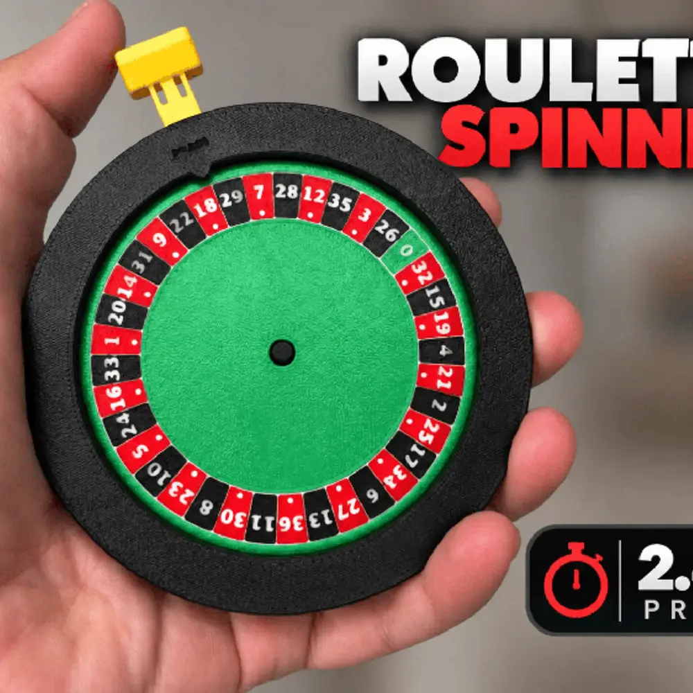 Roulette spinner fidget-fidget spinner mechanism