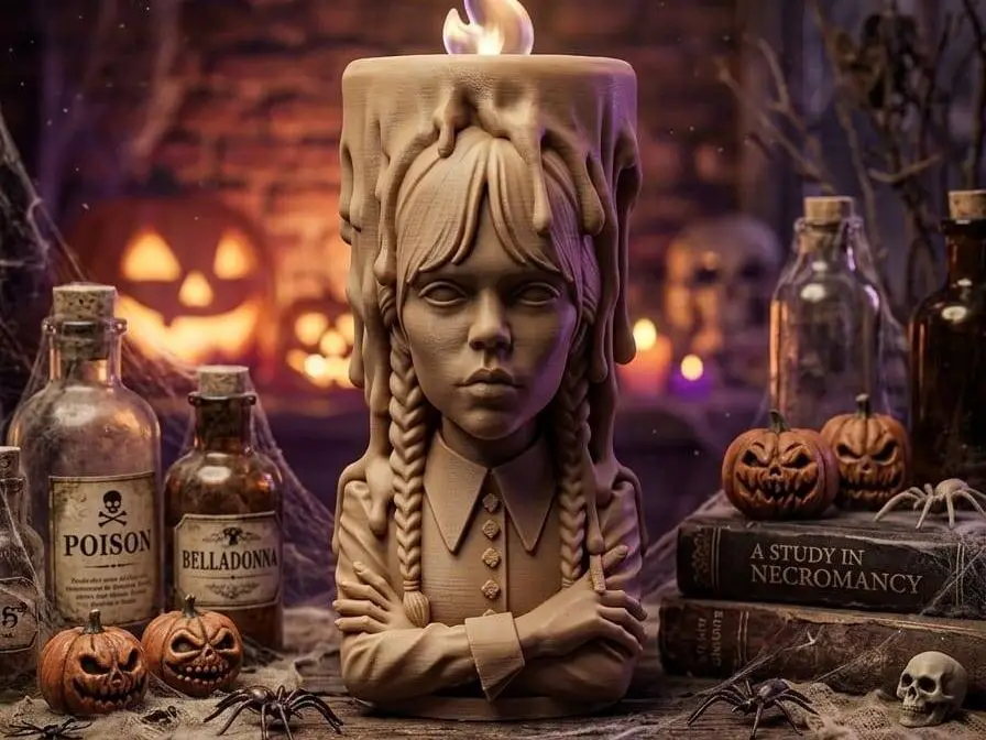 halloween candela mercoled' addams
