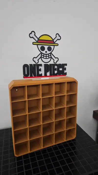 One Piece 25-Slot Kinder Figure Display Shelf