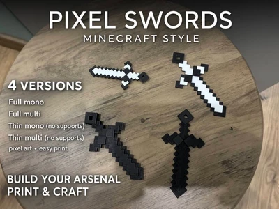 ⚔️ PIXEL SWORDS – Minecraft Style