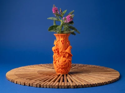 Spooky Halloween decorative vase