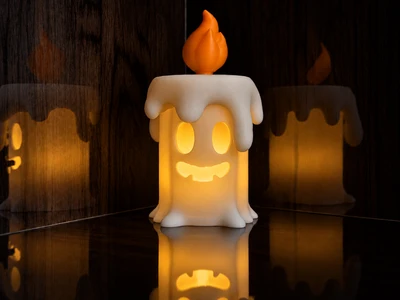 Halloween Candle - Tealight LED Holder - No AMS