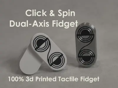 Click & Spin Dual-Axis fidget