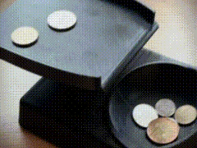Cash return Gadget - Kippzahlteller - tilting change tray