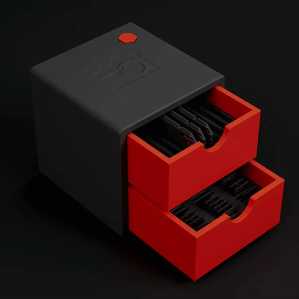Memory Cube | Compact 71-Slot SD & Micro SD Storage Drawer
