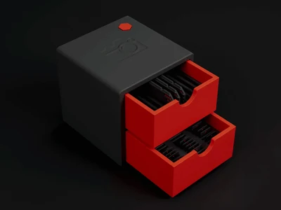 Memory Cube | Compact 71-Slot SD & Micro SD Storage Drawer