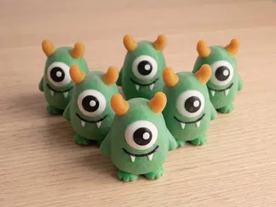 cute monster (inspired by monster and co)