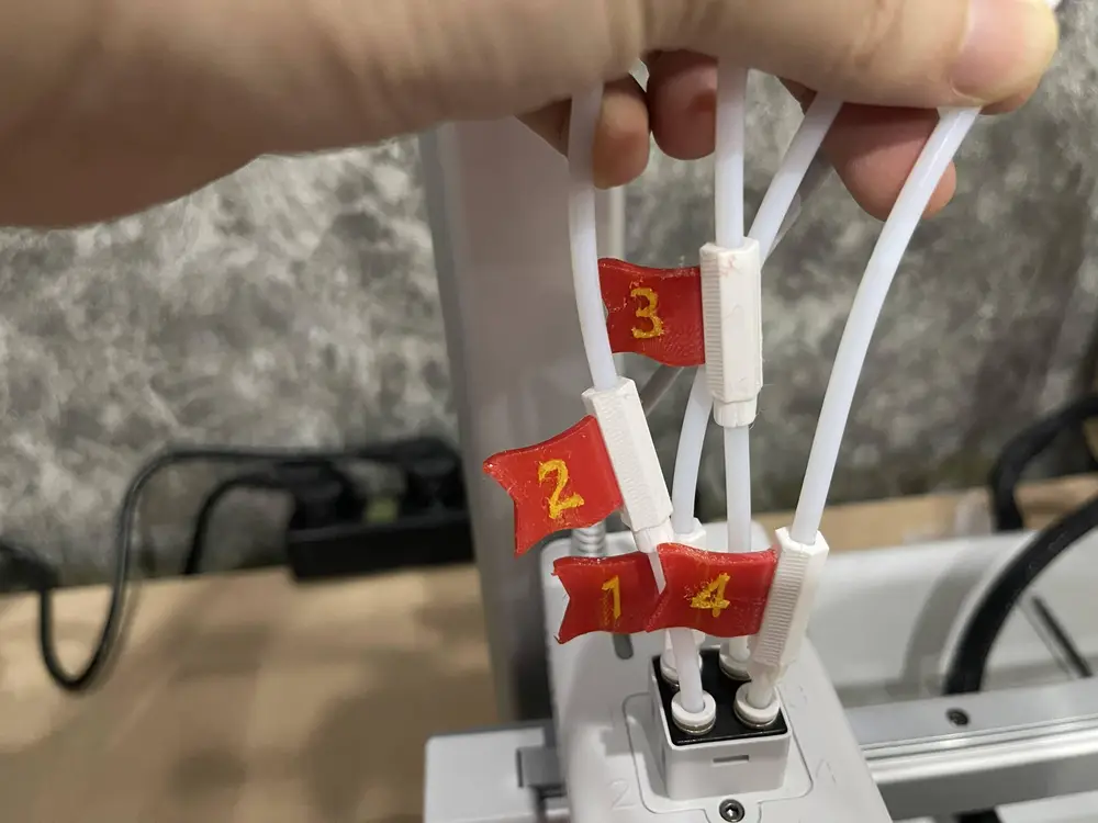 Kobra X PTFE Tube Quick-Release & Identification Clips