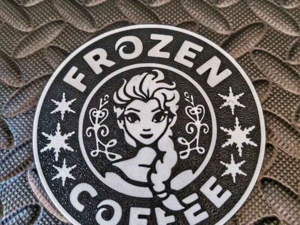 Frozen coaster cofee