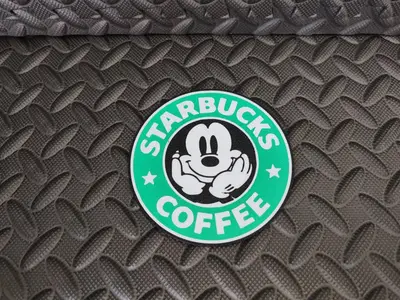 Mickey coaster coffee