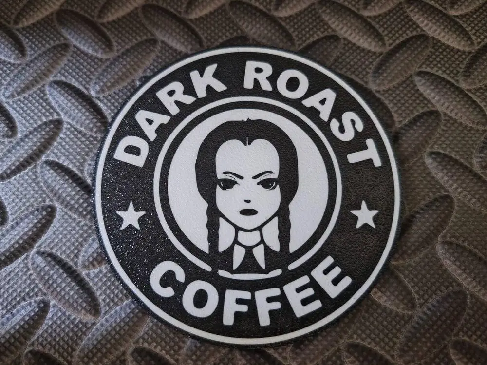 Wednesday coaster coffee