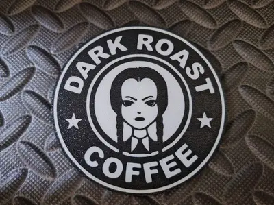 Wednesday coaster coffee