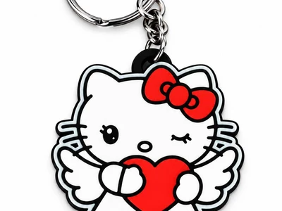 Hello Kitty Angel Keychain