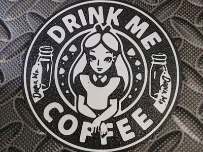 Alice in Wonderland coaster